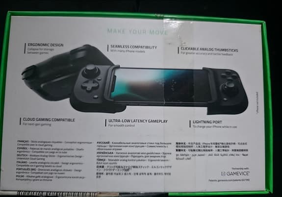 Razer Kishi spelkontroll för Iphone