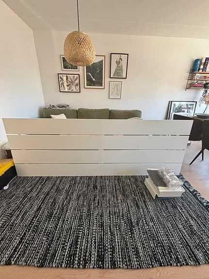 IKEA NORDLI sänggavel 140/160 cm vit