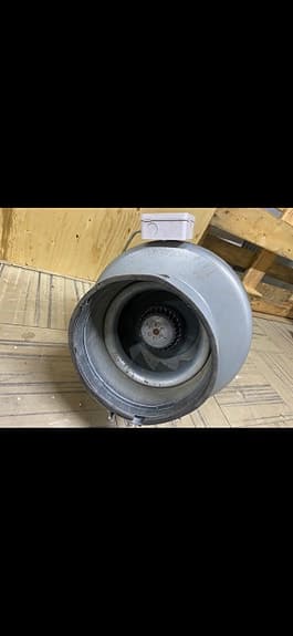 Östberg TKS 200 B kanalfläkt 200 mm metall grå