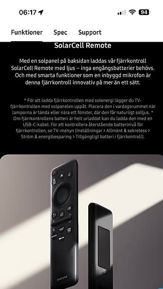 Samsung TV 75” Tum