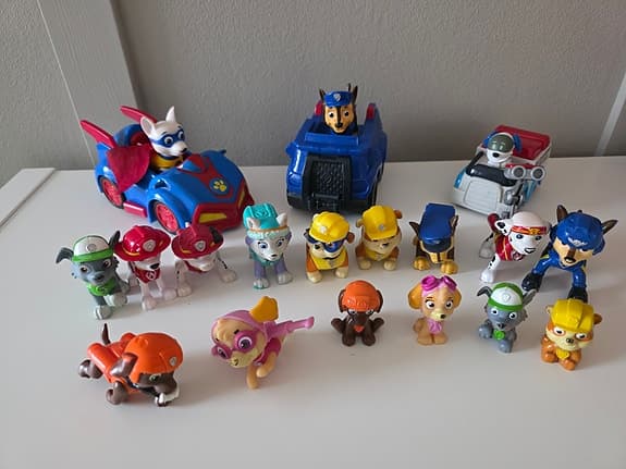 Paw patrol torn samt tillbehör