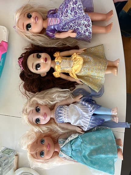 Disney dockor 5 stycken