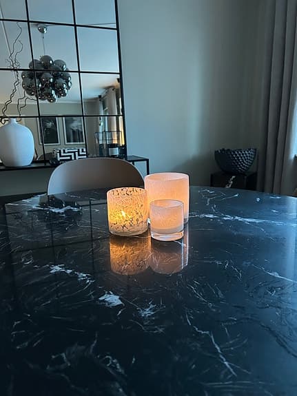 Nero Marquina svart marmor köksbord