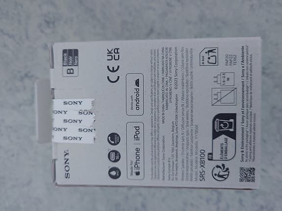 sprillans ny Sony högtalare