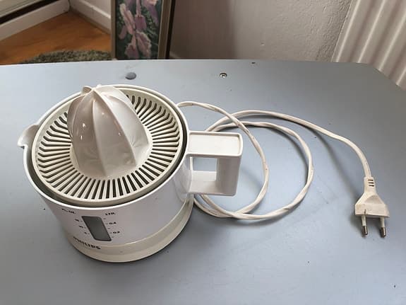 Philips elektrisk citruspress vit