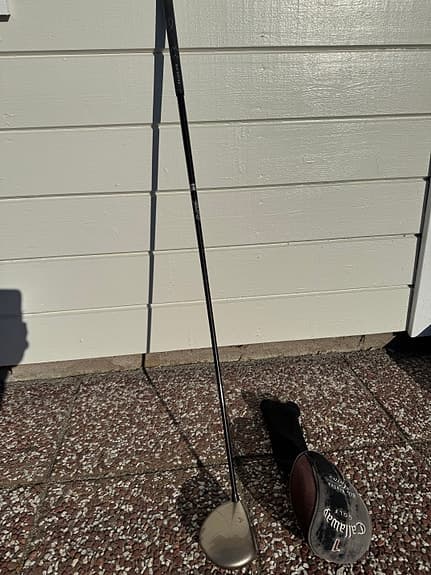 Callaway Big Bertha Titanium,  damdriver, loft 13 grader.