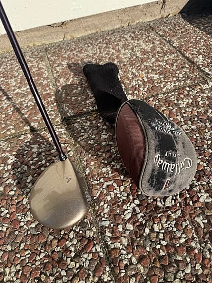 Callaway Big Bertha Titanium,  damdriver, loft 13 grader.