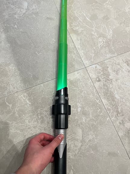 Star Wars leksakslasersvärd grönt