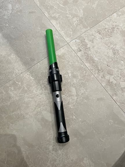 Star Wars leksakslasersvärd grönt