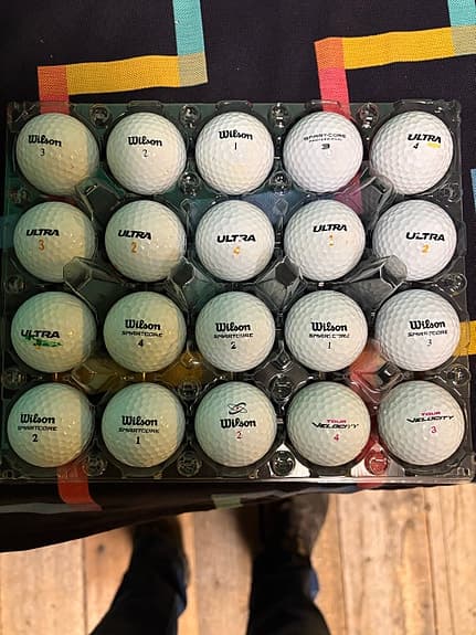 Wilson golfbollar vita