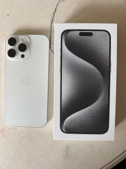 Apple iPhone 15 Pro Max mobiltelefon 512 GB vit