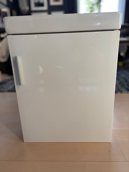 Tvättställsskåp med handfat vit 40x22 cm