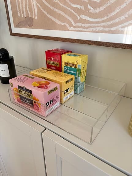 Förvaringslåda i plexiglas plast