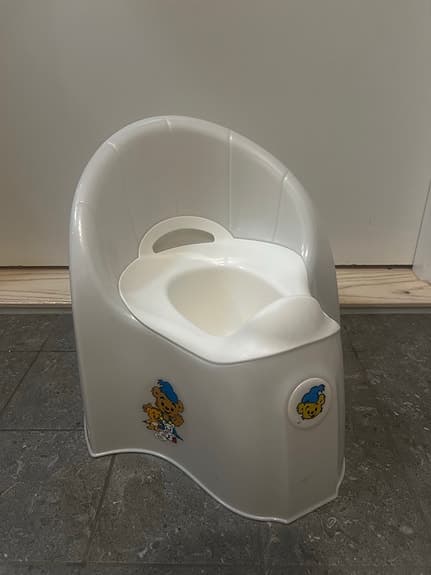 Bamse potta vit - stabil & fin