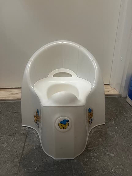Bamse potta vit - stabil & fin