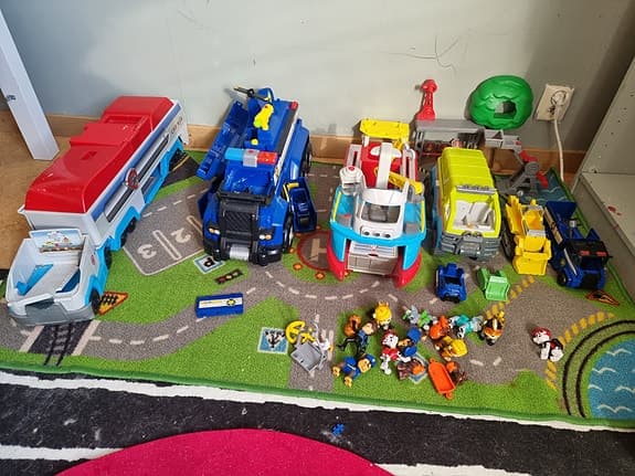 Paw patrol stort paket