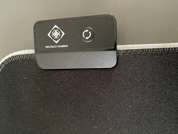 Deltaco gaming RGB musmatta med belysning 27x32 cm