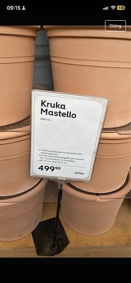 Mastello kruka Ø40 cm terrakotta