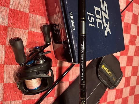 W3 Vertical med Shimano SLX DC 151 och Abu Garcia Revo X spin combo