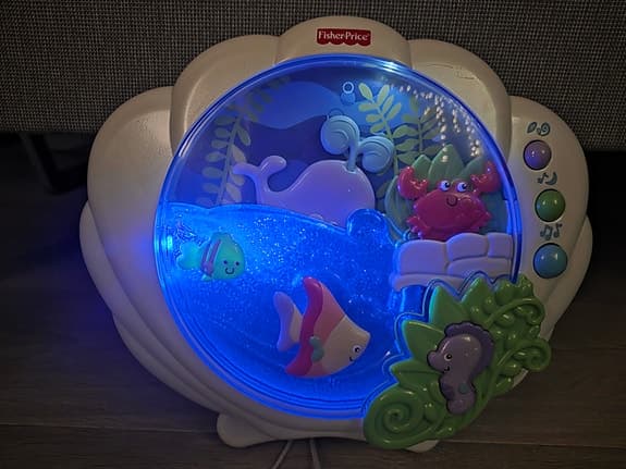Fisher-Price babyleksak musik- och ljusmobil med havstema