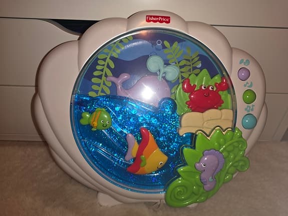Fisher-Price babyleksak musik- och ljusmobil med havstema