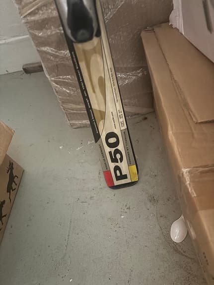Völkl P50 alpinskidor med bindningar