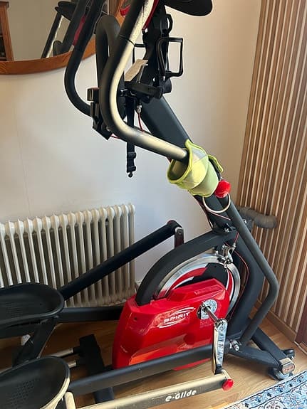 Crosstrainer Spirit E-Glide röd/svart