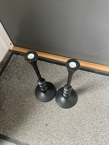 IKEA ljusstakar svarta