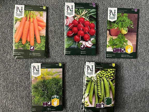 Nelson Garden fröer - stöd vår klassresa