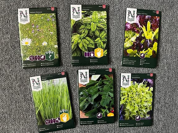 Nelson Garden fröer - stöd vår klassresa
