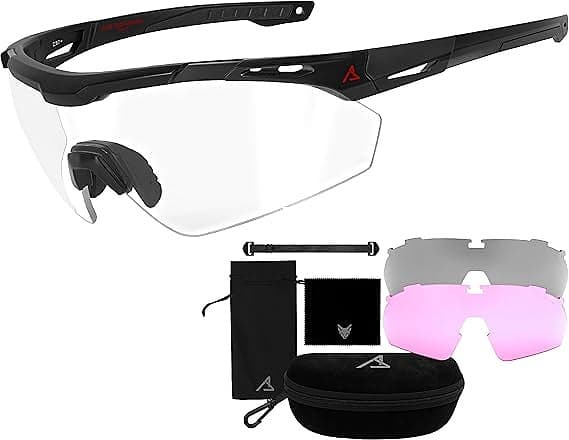 ACE Jackal SKL-1 – Taktiska sportglasögon med 3 linser