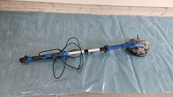 Meec Vägg- och takslip med teleskopskaft blå