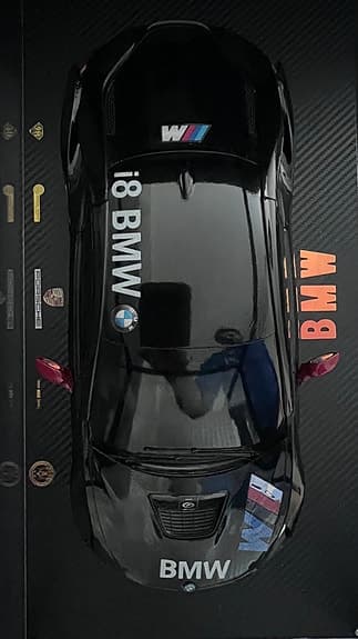 BMW i8 Edition RC  Elektrisk Dörrar 52cm Carbon GlasBox SeBilder