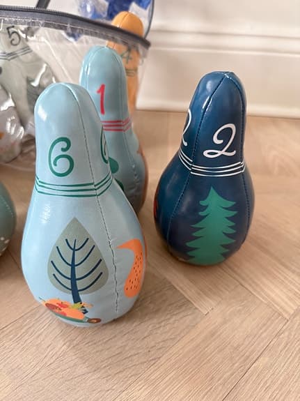 Mjukt bowlingset för barn – som nytt
