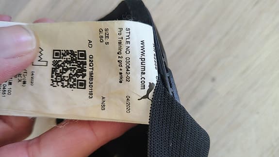 Puma benskydd fotboll barn, storlek S