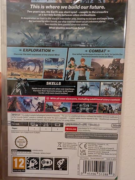 Nintendo Switch Xenoblade Chronicles X: Definitive Edition Helt Ny