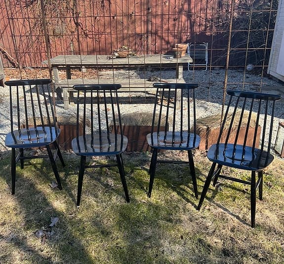 4 st Fanett Pinnstolar från Edsbyverken