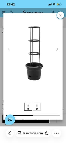 Tomatkruka med växtstöd / spaljé