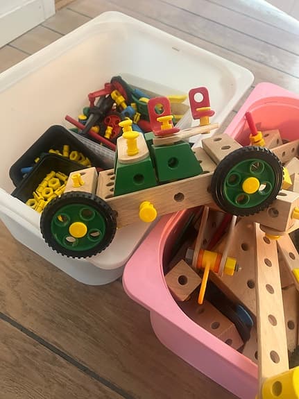 BRIO byggsats leksak trä och plast flerfärgad