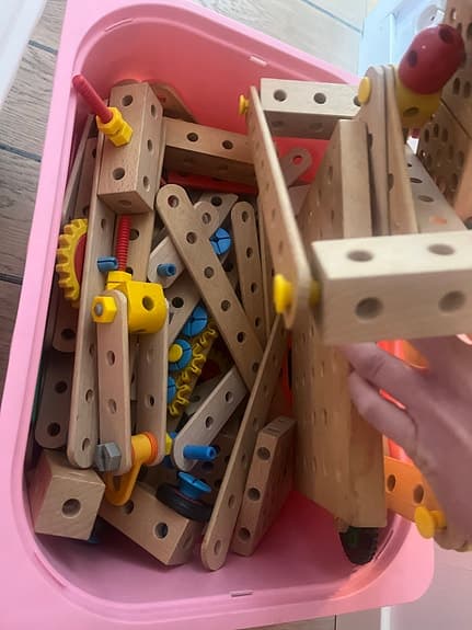 BRIO byggsats leksak trä och plast flerfärgad