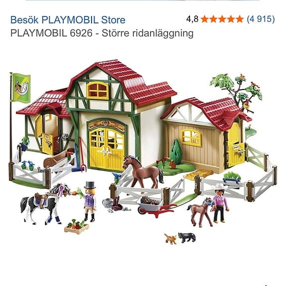 Playmobil Country 6926 leksaksset större ridanläggning