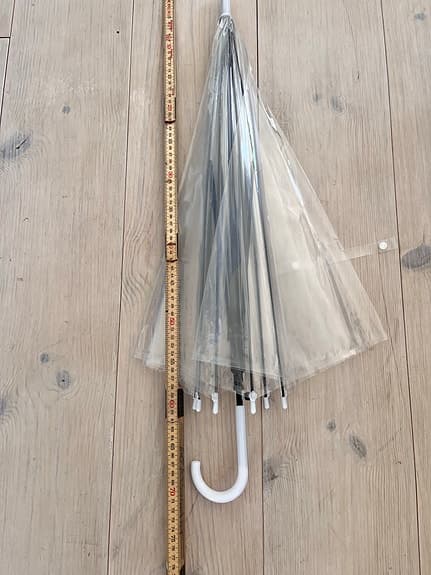 Genomskinligt paraply Bröllop/fest