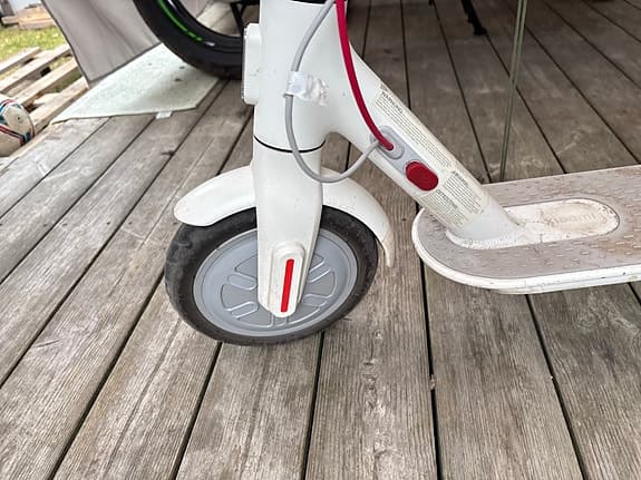 Elsparkcykel vit Xiaomi