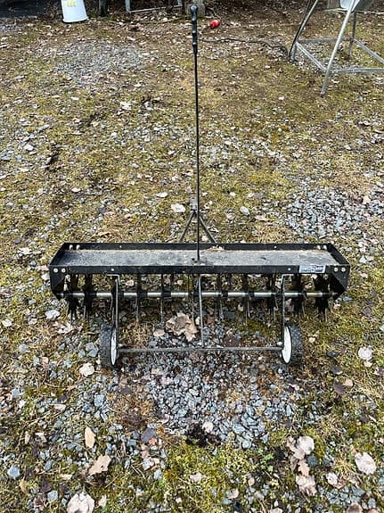 Agri-Fab Speedepart mossrivare för åkgräsklippare svart metall