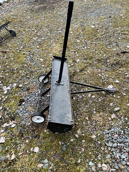 Agri-Fab Speedepart mossrivare för åkgräsklippare svart metall