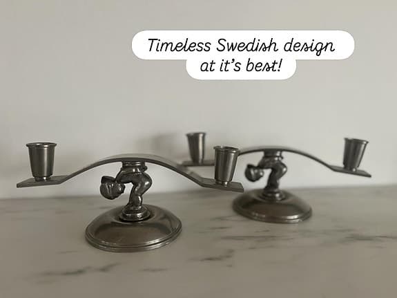 Svenskt Tenn ljusstakar metall