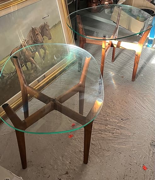 2 st sidobord Alf Svensson Prisma, Bra bohag 50/60 tal