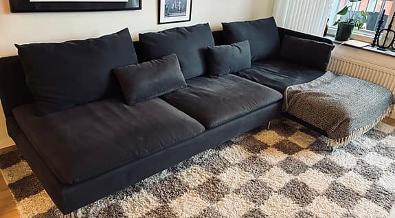 IKEA Söderhamn 4-sits soffa - Mörkblå