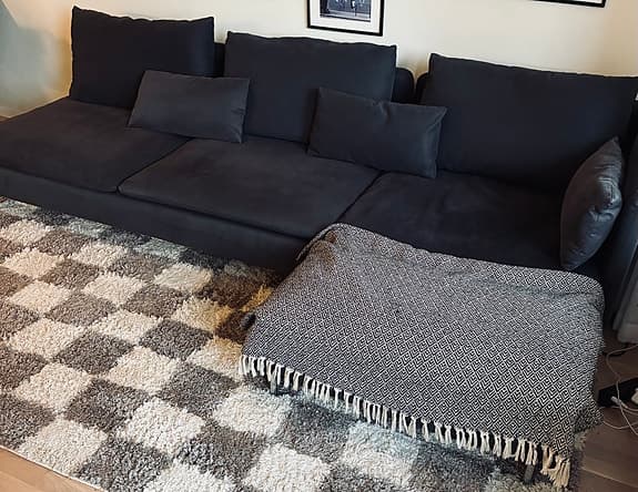 IKEA Söderhamn 4-sits soffa - Mörkblå
