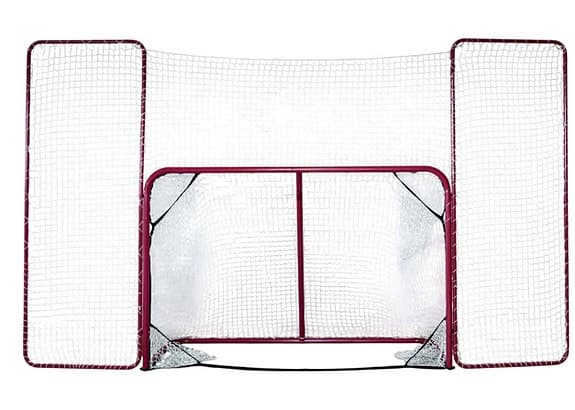 Hockeymål med skyddsnät